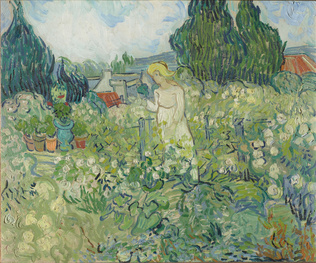Vincent Van Gogh - Mademoiselle Gachet dans son jardin à Auvers-sur-Oise