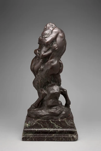 Aimé Jules Dalou - Baiser ou Nymphe et Faune