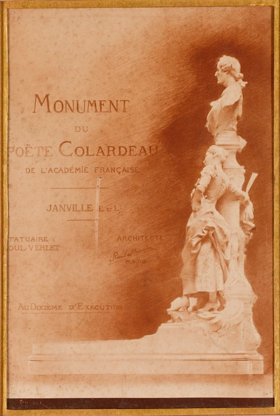 Monument au poète Colardeau à Janville (Eure-et-Loir) - Raoul Brandon