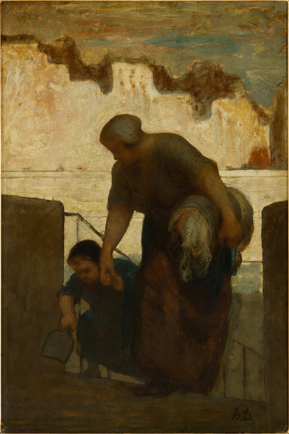 Honoré Daumier - La Blanchisseuse