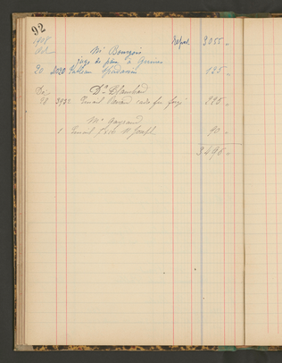 Paul Soyer - Journal de ventes, livre de stock