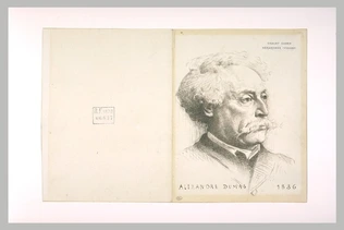 Léon Bonnat - Portrait d'Alexandre Dumas fils