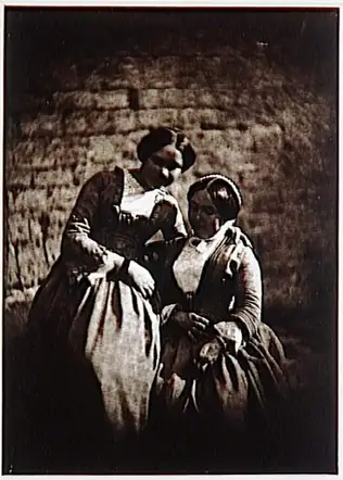 Portrait de sa femme et de sa fille Caroline, Sèvres - Louis Robert