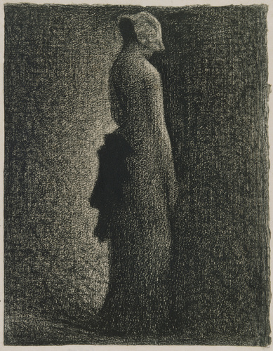 Georges Seurat - Le noeud noir