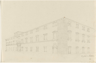 Alphonse Gosset - Hôpital de Messine, une perspective