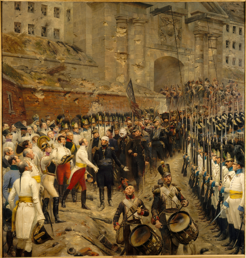 Sortie de la garnison de Huningue, le 20 Août 1815 - Edouard Detaille