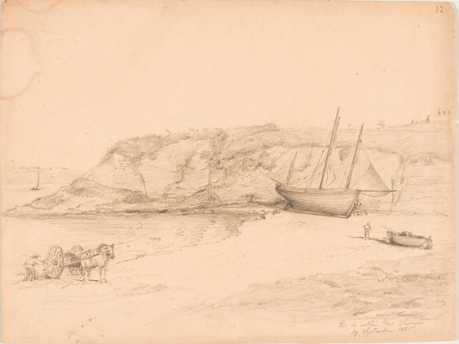 Louis Boitte - Beuzeval, vue de la plage