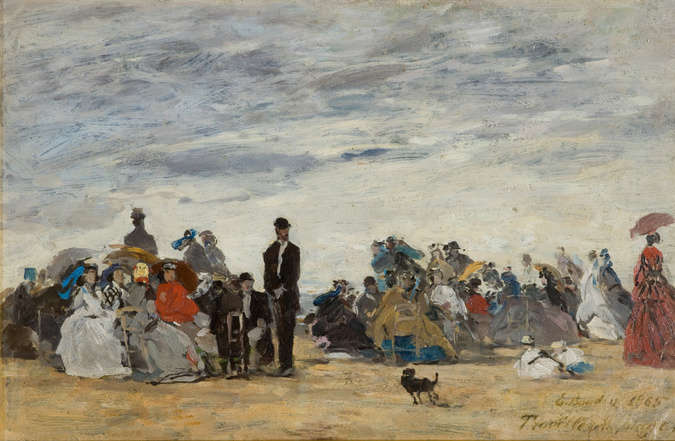 Vaches au paturage - Eugène Boudin | Musée d'Orsay