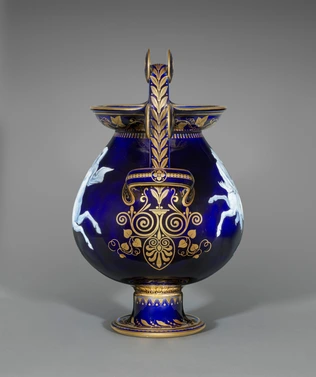 Vase grec à roulettes - Manufacture de Sèvres