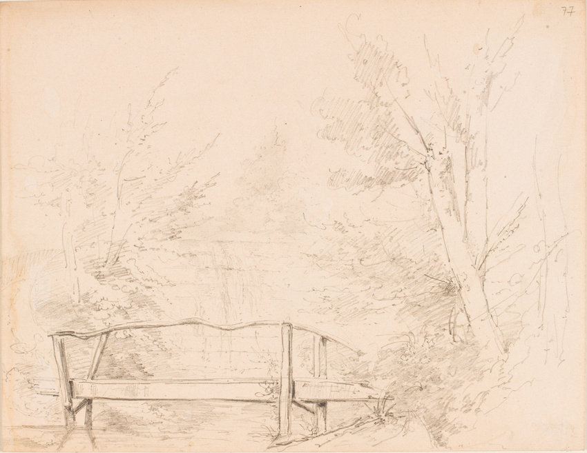 Louis Boitte - Beuzeval, vue de la campagne environnante