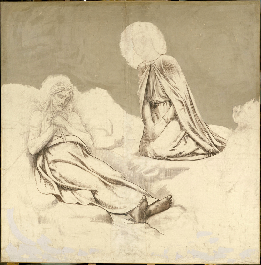 Pierre Puvis de Chavannes - Frise destinée à la décoration du Panthéon