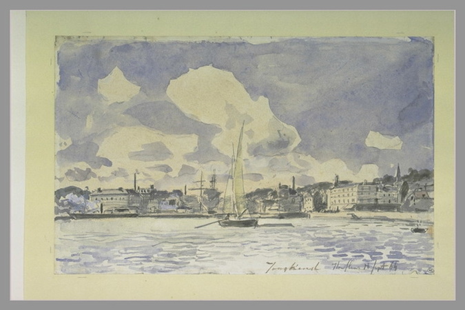 Johan Barthold Jongkind - Le port d'Honfleur