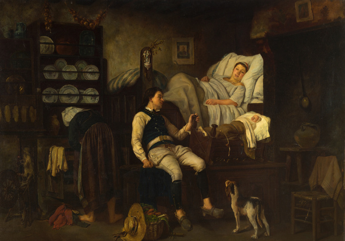 Le Nouveau né, intérieur bas-breton