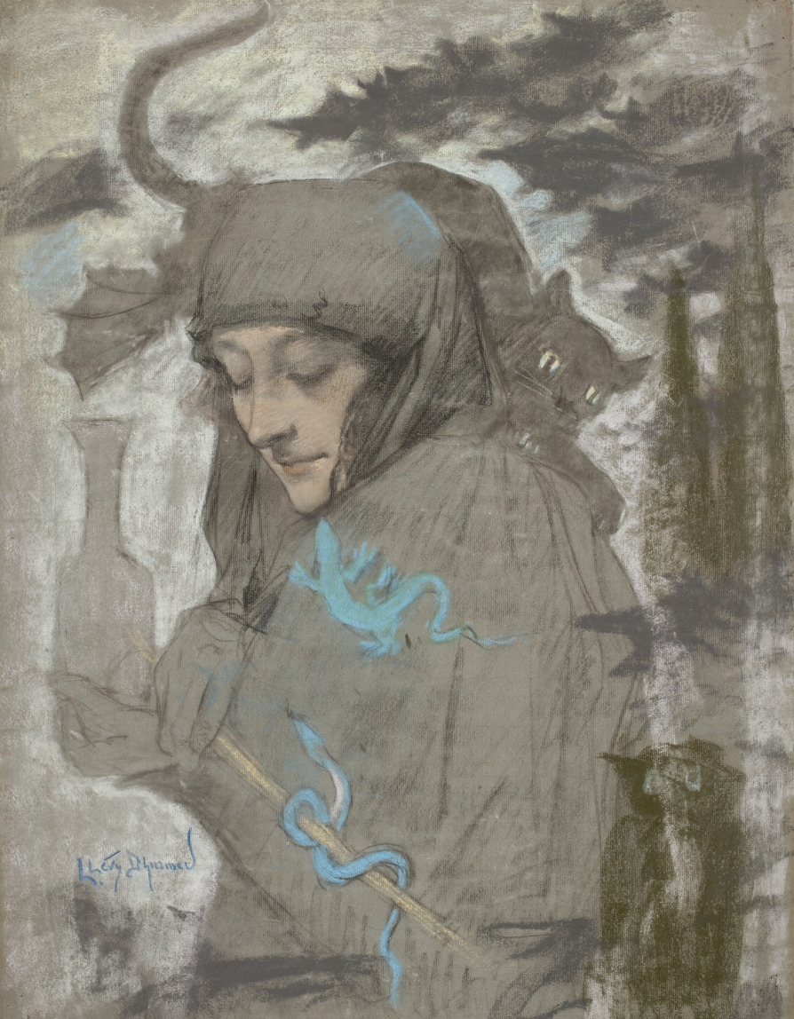 Lucien Lévy-Dhurmer, La Sorcière