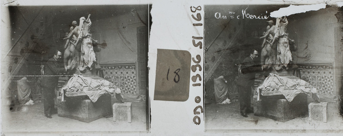 Anonyme - Atelier de sculpteur : Antonin Mercié