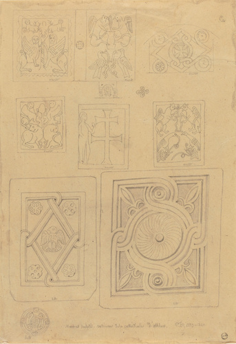 Anonyme - Ancienne cathédrale d'Athènes, décor sculpté extérieur