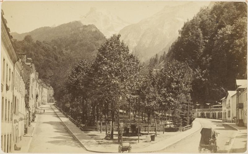 Alfred François Hautecoeur - Eaux-Bonnes. Le jardin Darralde
