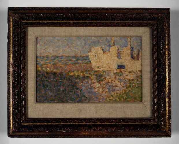 Georges Seurat - Ruines à Grandcamp