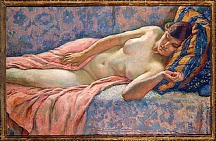 Etude de femme nue - Théo Van Rysselberghe
