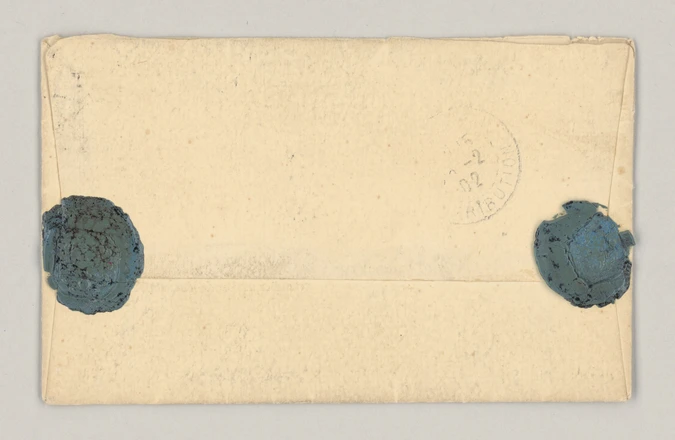 Camille Claudel - Lettre de Camille Claudel au capitaine Tissier qui met à dispo...