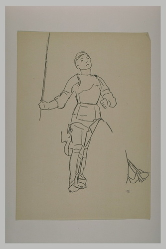 Paul Dubois - Statue équestre : Jeanne d'Arc