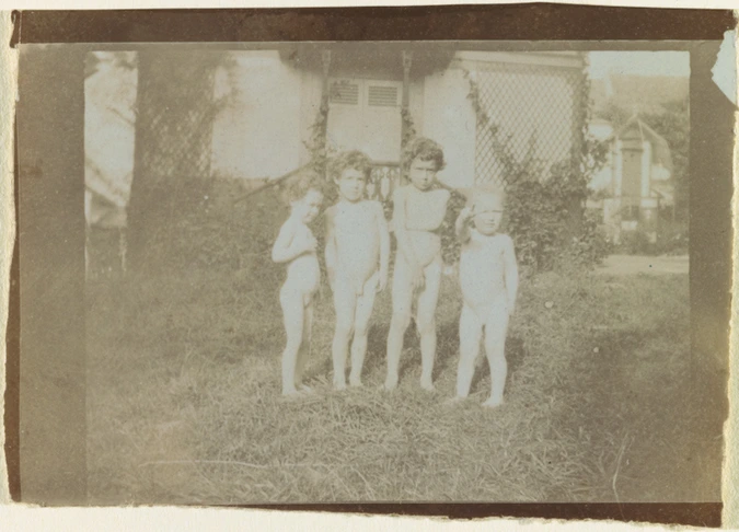 Les Enfants Terrasse, de gauche à droite : Renée, Charles, Jean et Robert - Pierre Bonnard