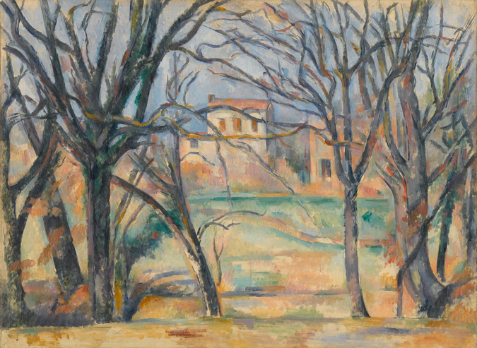 Paul Cézanne - Arbres et maisons