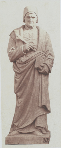Édouard Baldus - "Froissart", statue de Henri Lemaire, décor du palais du Louvre...