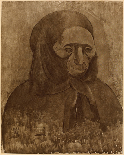 Anonyme - Reproduction of a Drawing, by Manolo