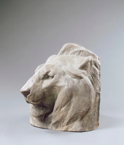 Frédéric-Auguste Bartholdi - Tête d'étude pour une première version du "Lion de ...