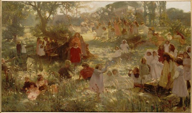 Charles Sims - L'Enfance