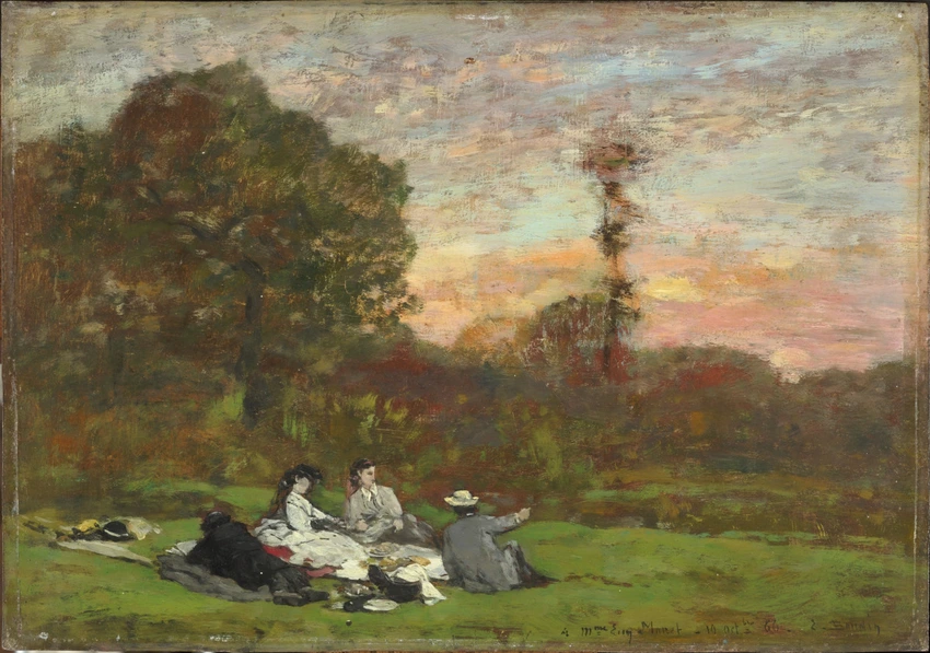 Eugène Boudin - Le Déjeuner sur l'herbe