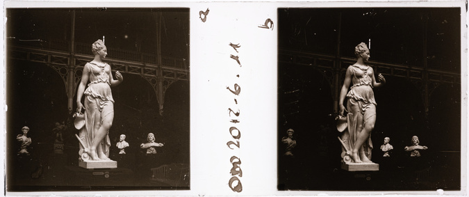 Théophile-Georges-Paul Thibault - Just Becquet, La Numismatique, sculpture expos...