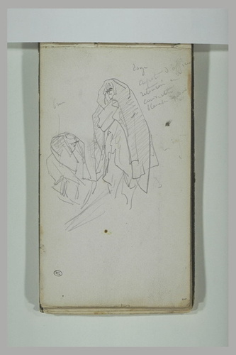 Alphonse de Neuville - Deux soldats engoncés dans leur capote
