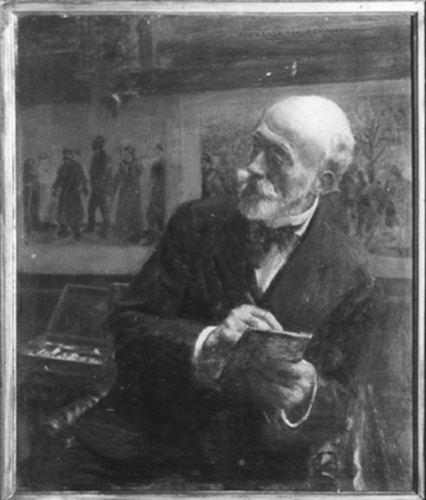Jean Joseph Weerts - Portrait du dessinateur Paul Rénouard