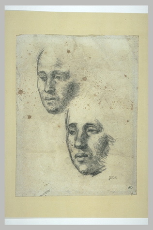 Jean-François Millet - Etudes d'un visage de femme