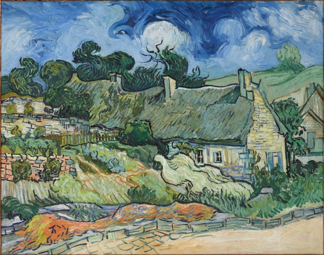 Vincent Van Gogh - Chaumes de Cordeville à Auvers-sur-Oise