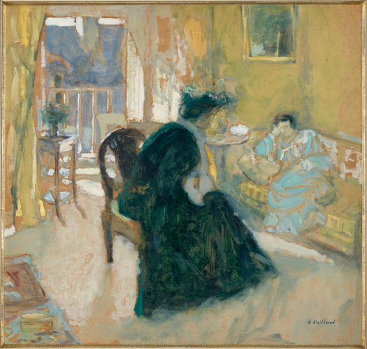 Edouard Vuillard - La Visite chez Madame Hessel