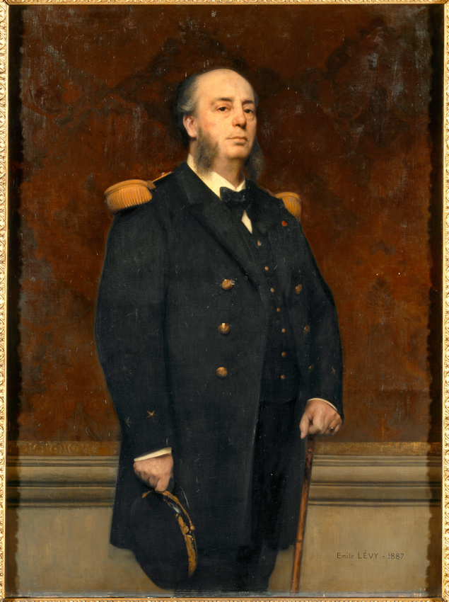 Emile Lévy - Le Contre-amiral Miot