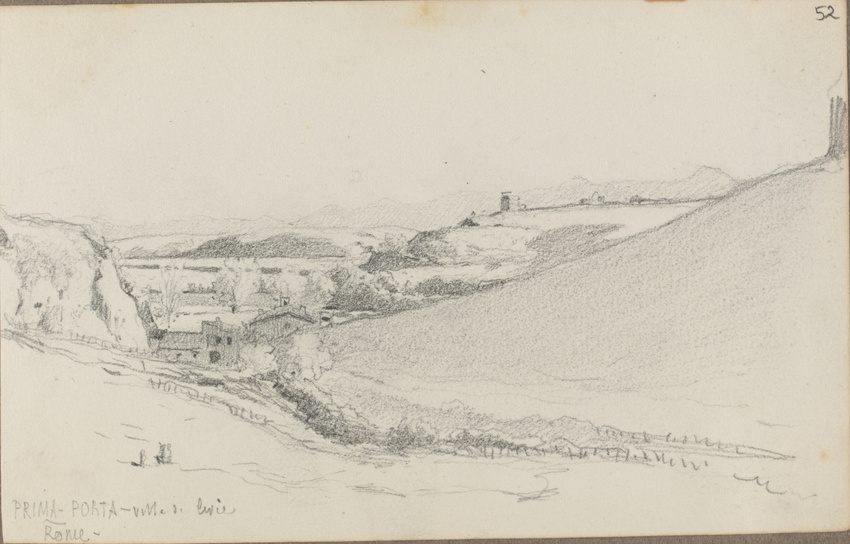 Louis Boitte - Prima porta, environs de Rome, vue générale