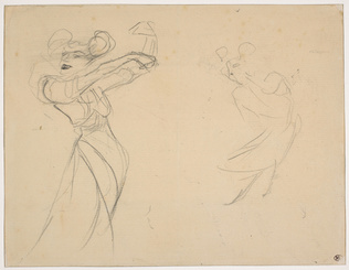 Henri de Toulouse-Lautrec - Marcelle Lender dansant le bolero de Chilpéric