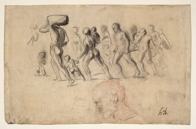 Honoré Daumier - Fugitifs