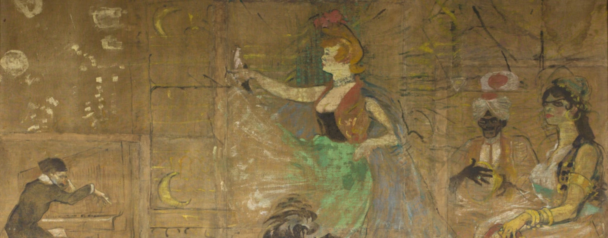 tableau, Henri de Toulouse-Lautrec, La Danse mauresque, en 1895