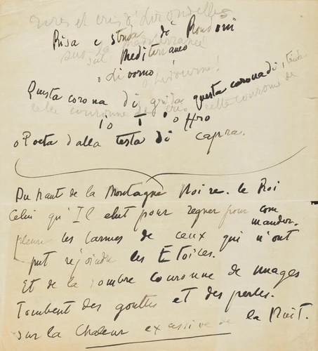 Amedeo Modigliani - Risa e strida di rondini (poème)