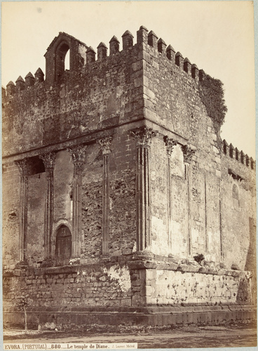 Juan Laurent - Evora, Portugal, le temple de Diane