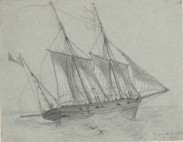 Louis Boitte - Bâteau en mer