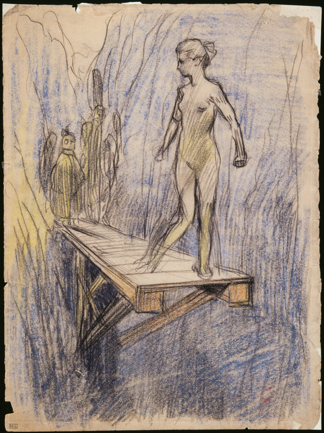 Frantisek Kupka - Dessin préparatoire pour Les Sauveurs