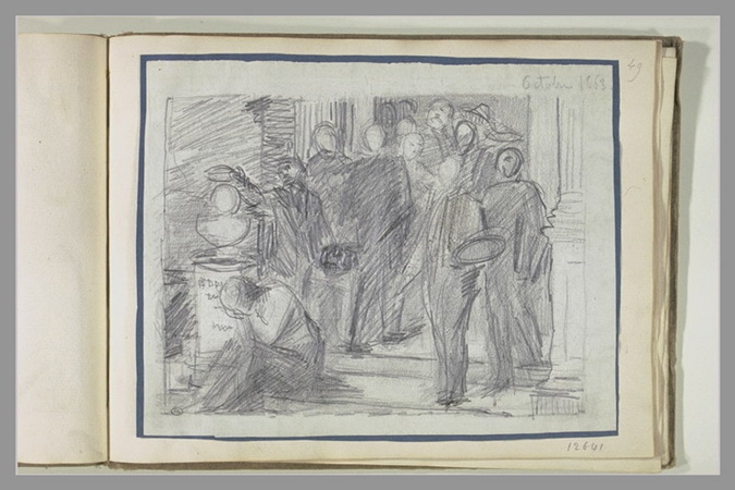 Henri Fantin-Latour - L'hommage à Delacroix