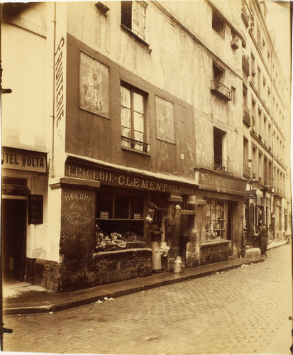 Eugène Atget - Vieille maison à pans de bois, 3 rue Volta