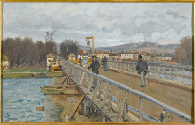 Alfred Sisley - Passerelle d'Argenteuil